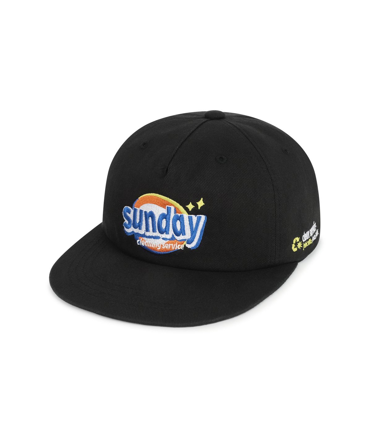 위캔더스(WKNDRS) WKNDRS x Krackerhouse SUNDAY CAP (BLACK)