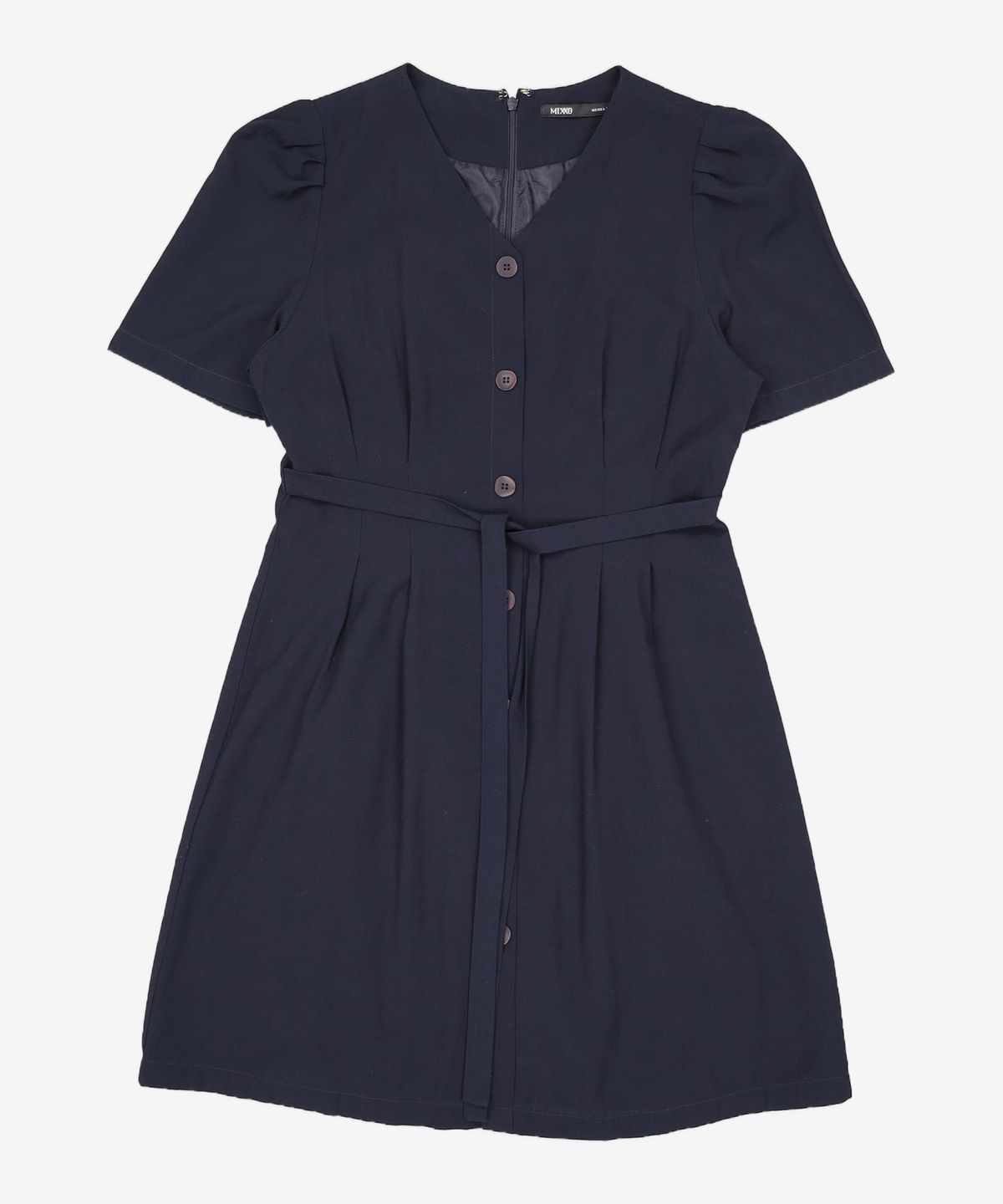 미쏘(MIXXO) V넥 미니원피스 MIWOWB512G M