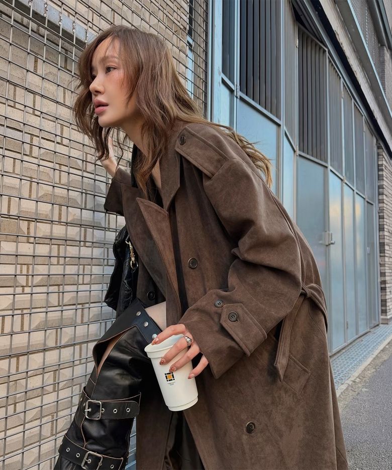 Suade Trench Coat (3color)