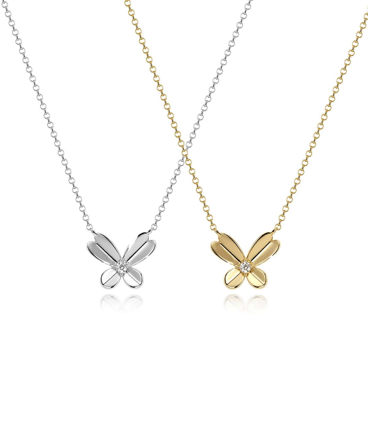 아이스볼(ICEBALL) Butterfly basic necklace