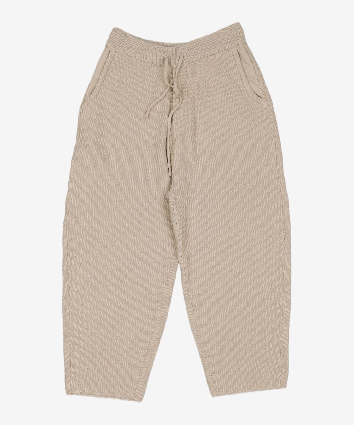 우마뭉(UMARMUNG) Organic cotton oval silhouette pants_Stone M
