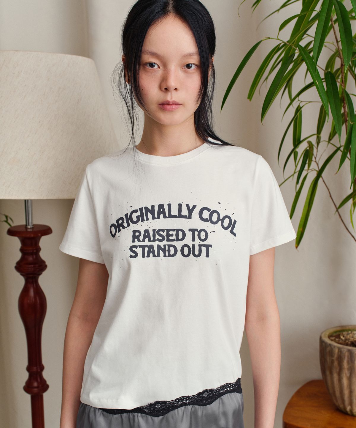 썬번프로젝트(SUNBURNPROJECT) ORIGINALLY COOL T-SHIRT, WHITE