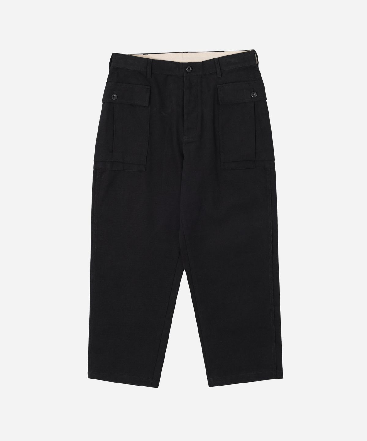 유니버셜 오버롤(UNIVERSAL OVERALL) CARGO POCKET PANTS BLACK