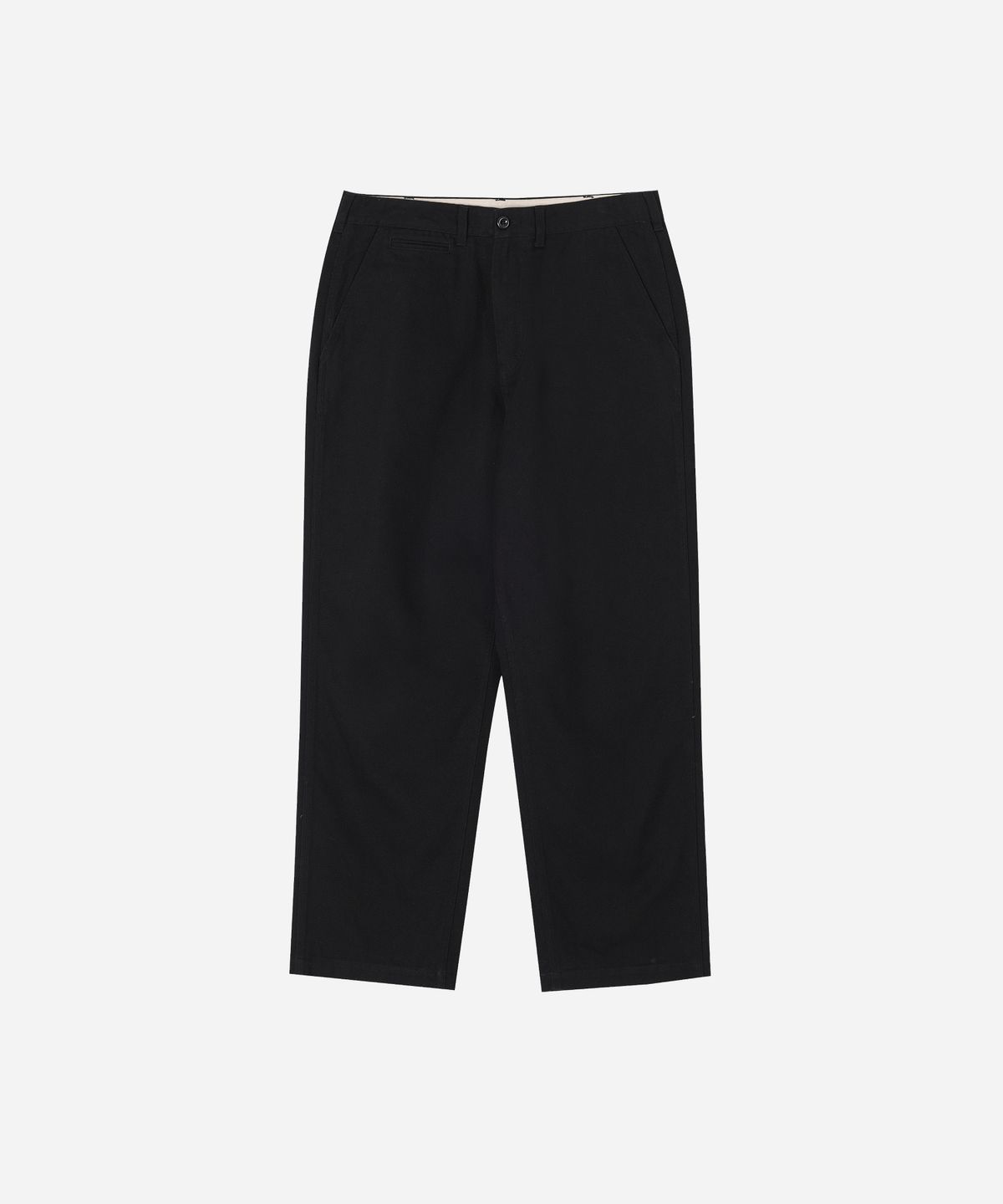 유니버셜 오버롤(UNIVERSAL OVERALL) UO WORKERS TWILL STRAIGHT PANTS BLACK