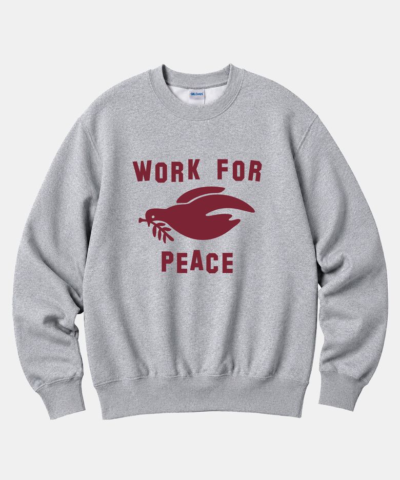 길단 X 빈티지컬렉션 Work For Peace 맨투맨 티셔츠