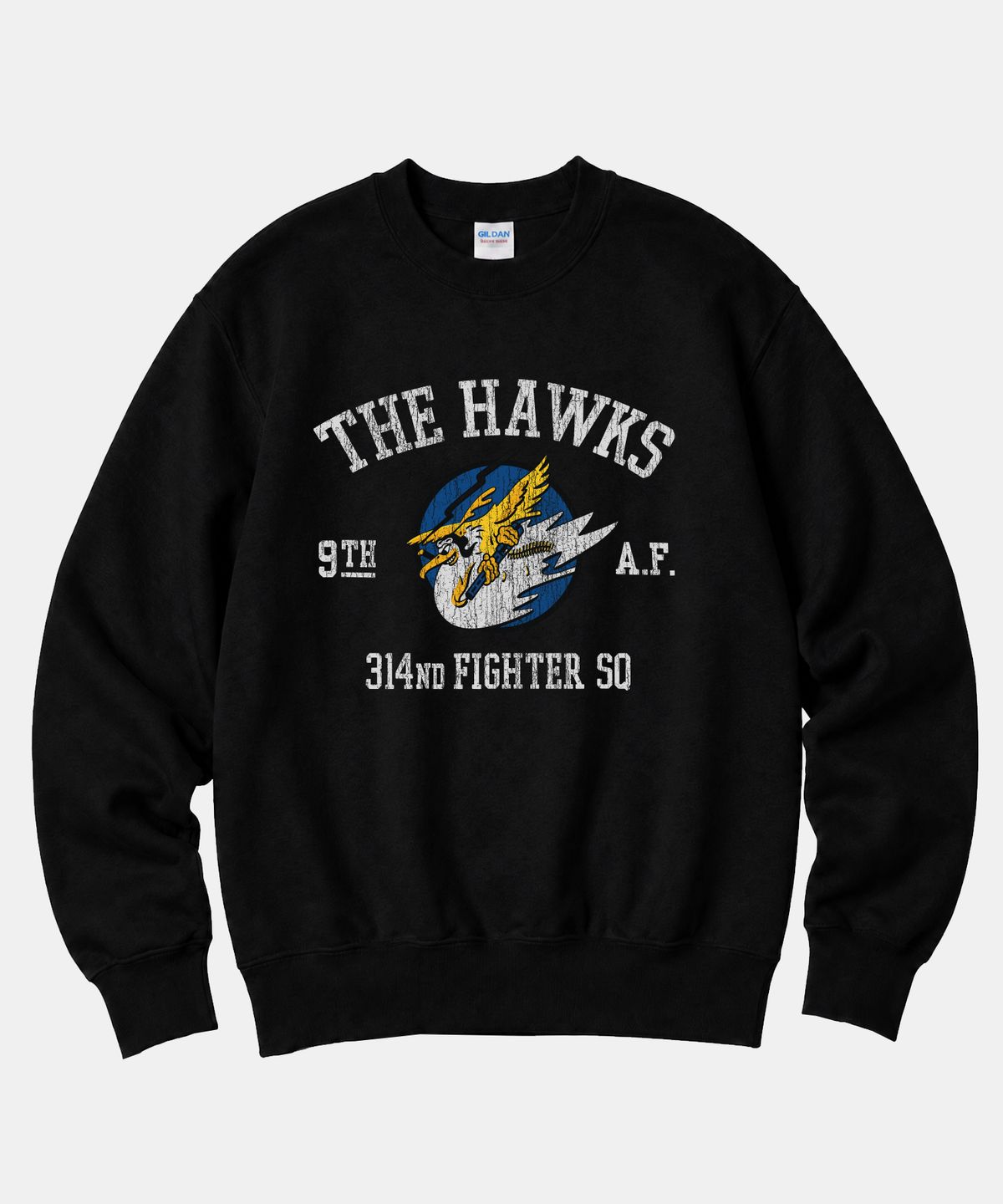 길단(GILDAN) 길단X빈티지컬렉션 THE HAWKS 맨투맨 티셔츠