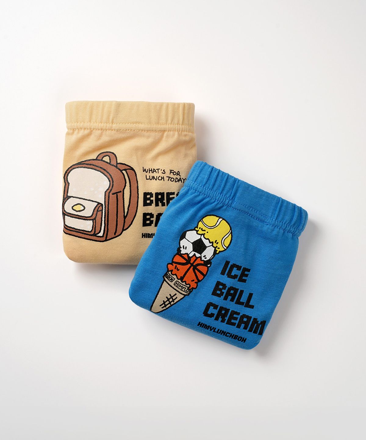 하이마이런치박스(HIMYLUNCHBOX) [2PACK] 하이마이언더웨어 _남아세트 A(브레드백+아이스볼크림)