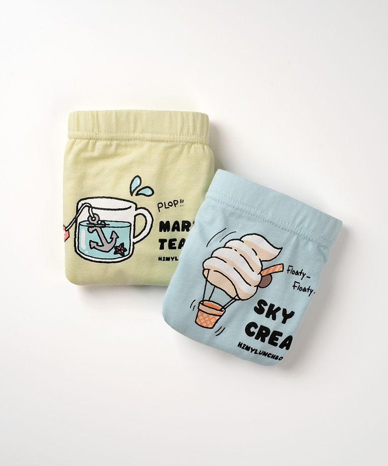 [2PACK] 하이마이언더웨어 _남아세트 B(마린티백+스카이크림)