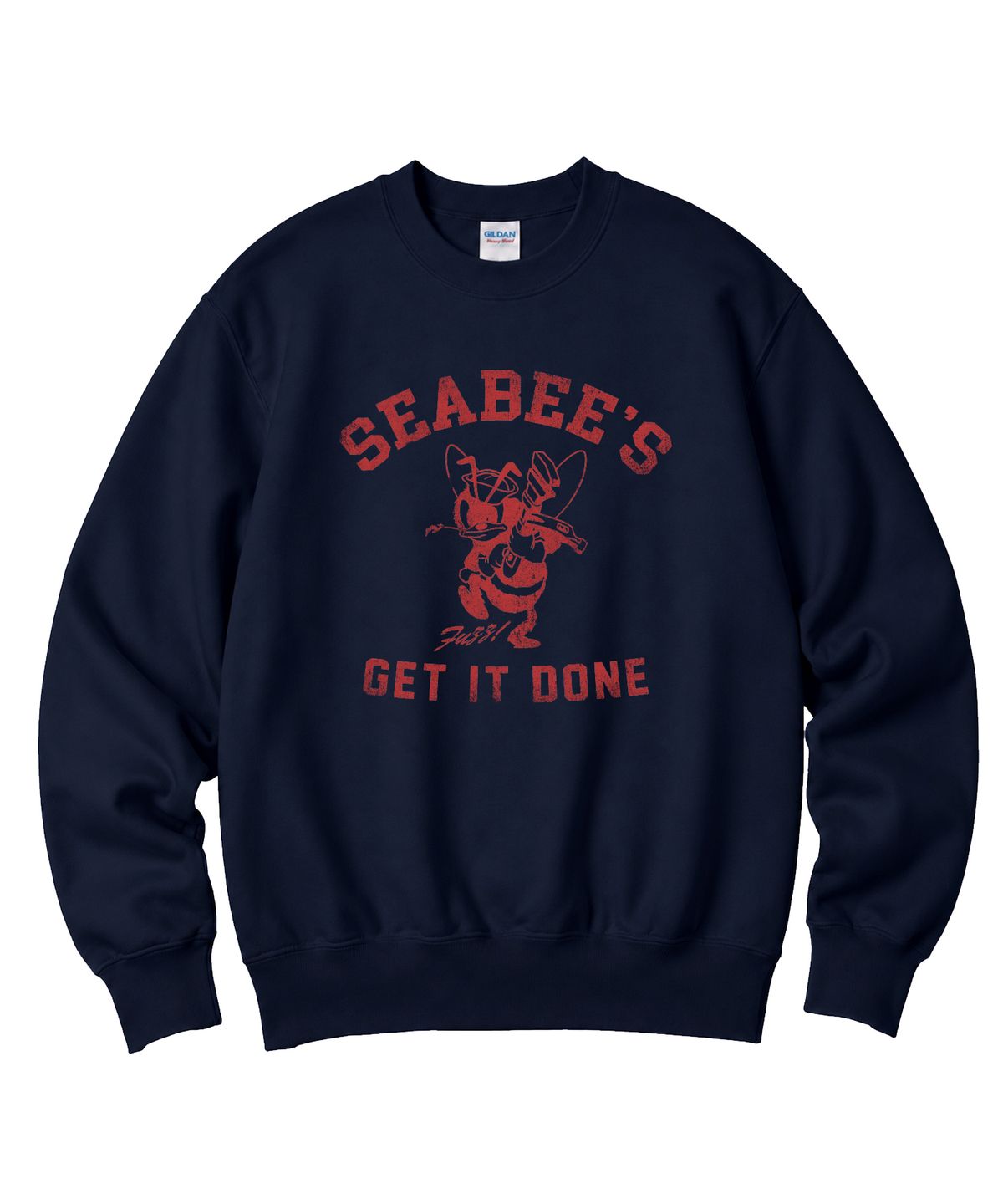 길단(GILDAN) 길단X빈티지컬렉션 SEABEES 맨투맨 티셔츠