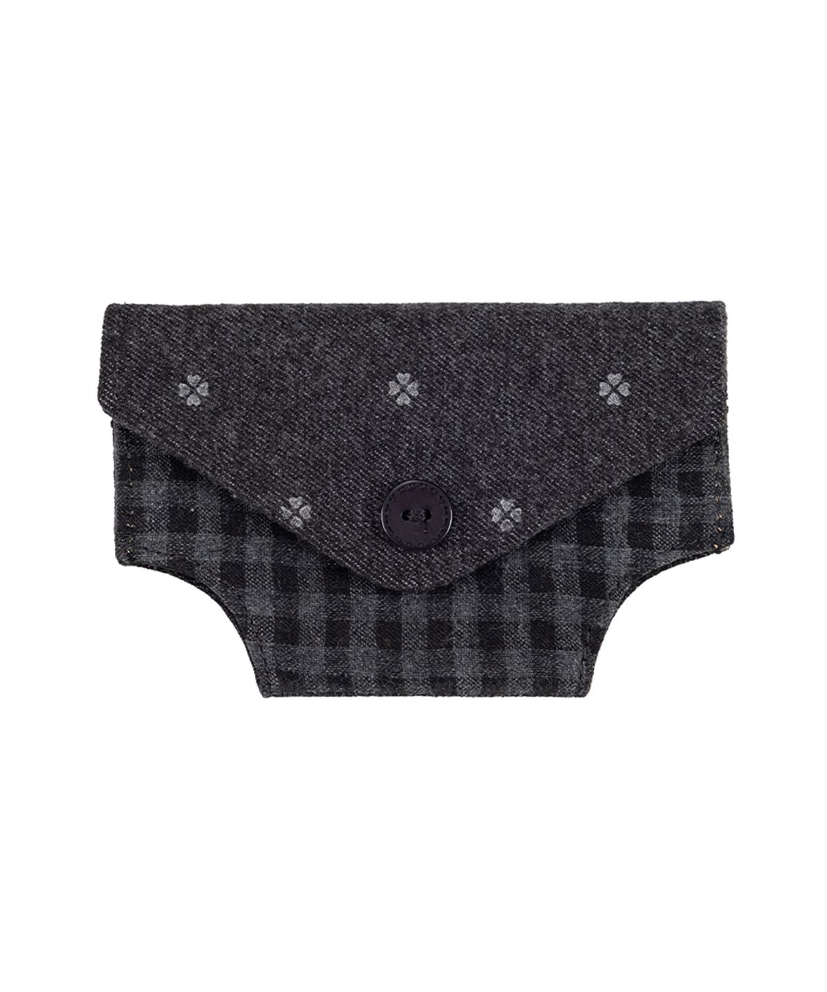 오피쉬(OAFISH) Letter Card Wallet, Black