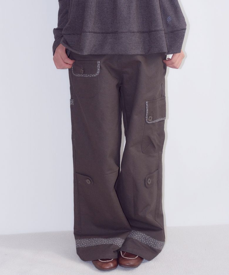 Folding Pocket Pants, Brown
