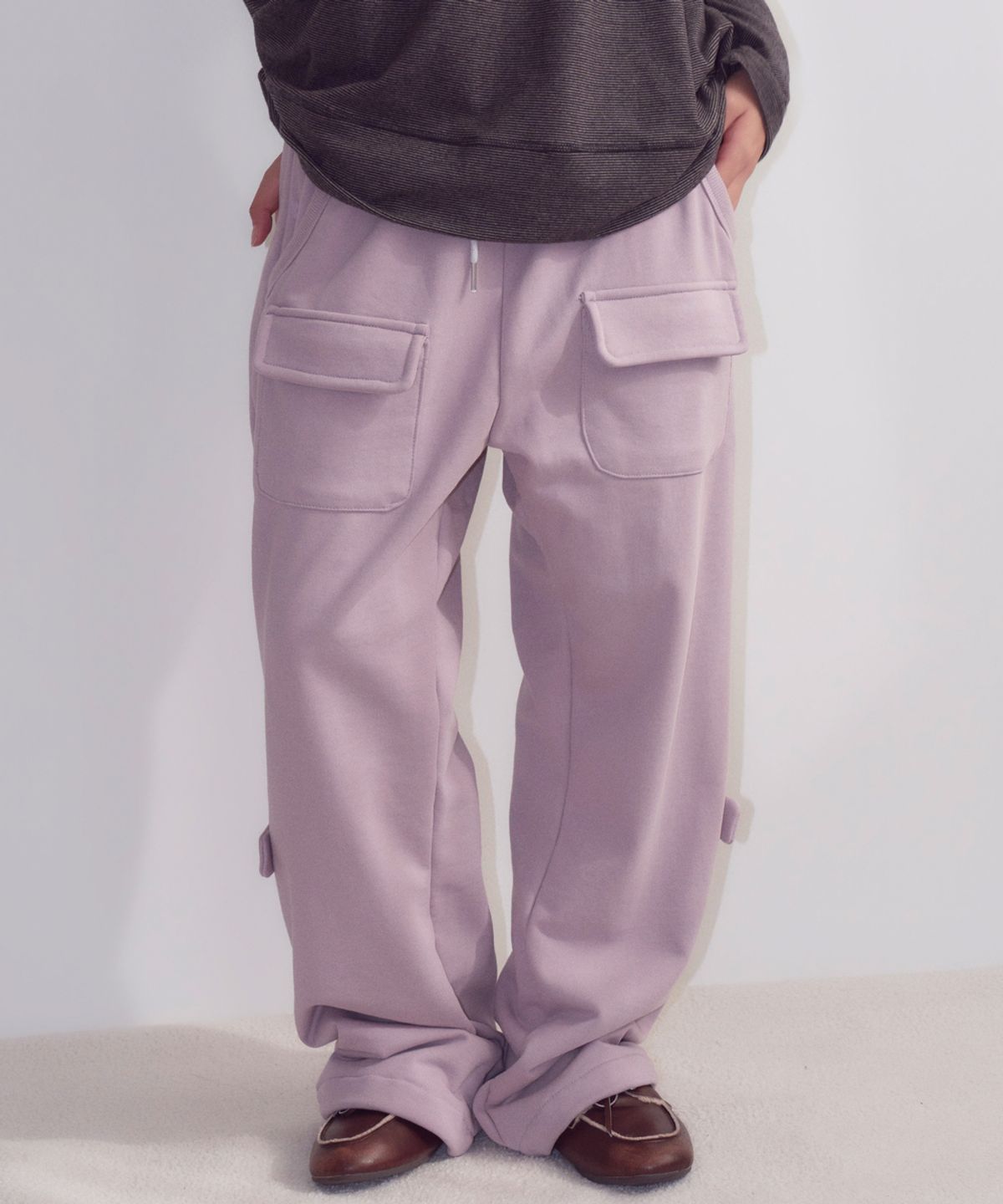 오피쉬(OAFISH) Double Pocket Sweatpants, Pink