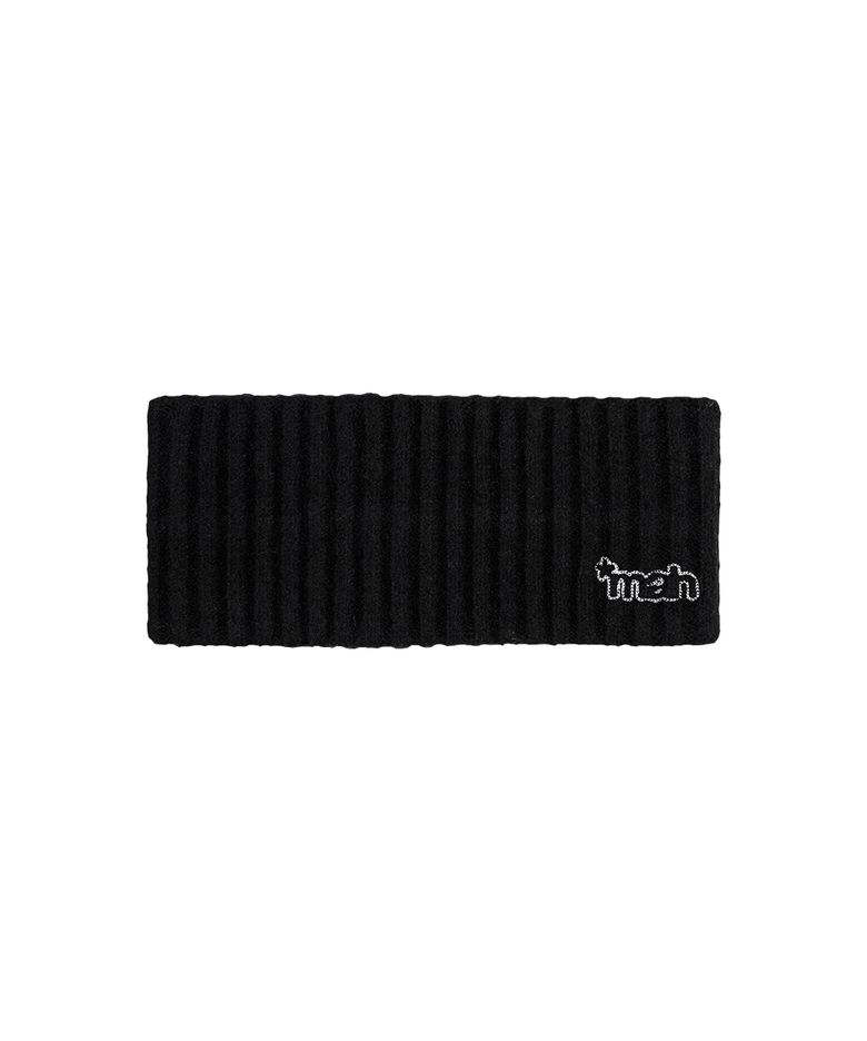KNIT HAIR BAND[BLACK]