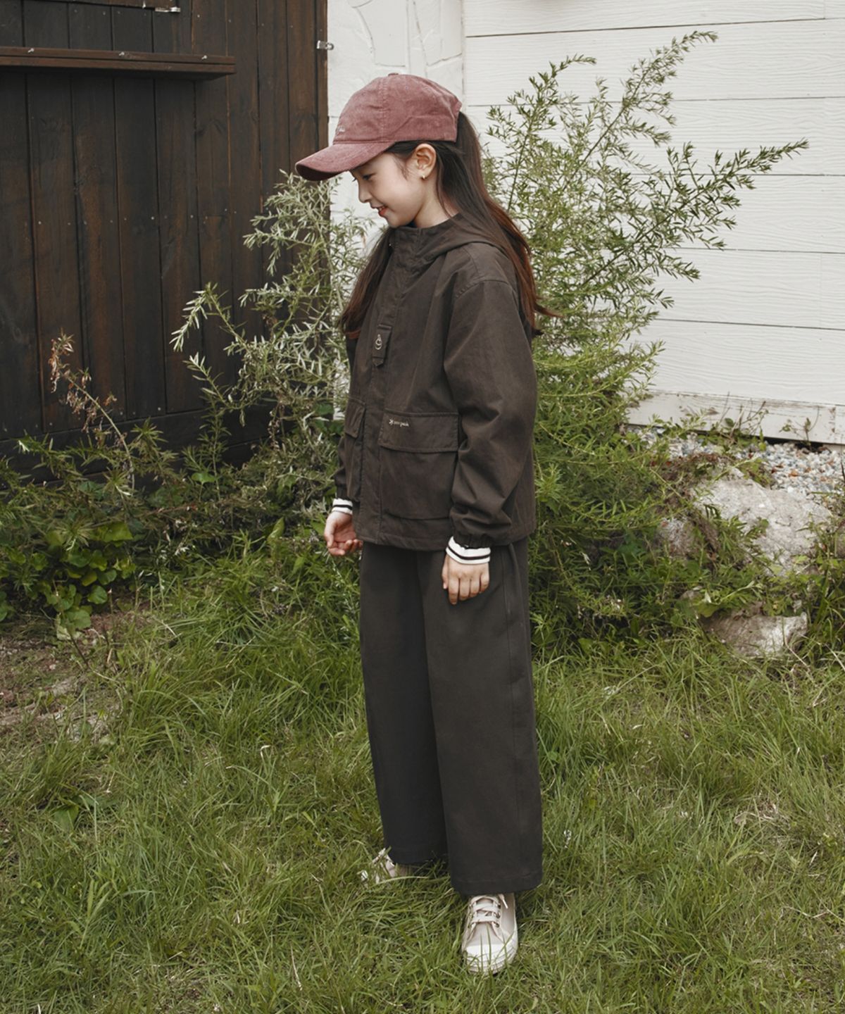 스노우피크 어패럴 키즈(SNOWPEAK APPAREL KIDS) 키즈 클랜드 팬츠 (S26FKDPT80) Choco Brown