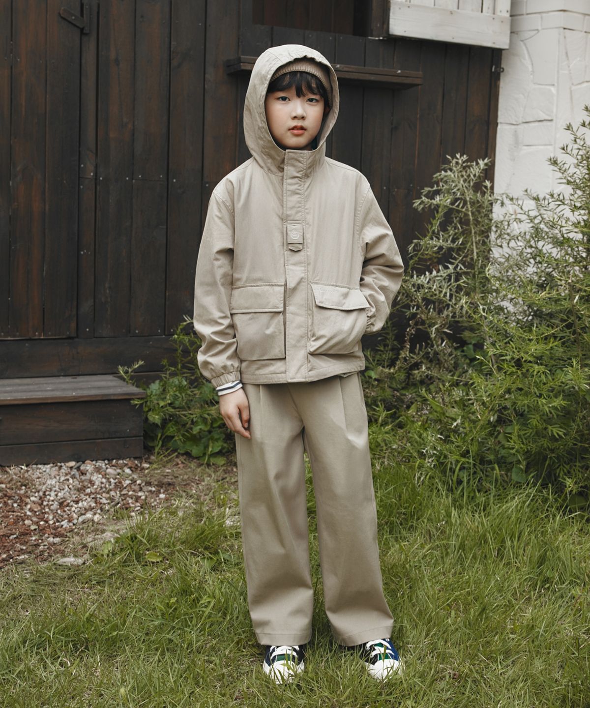 스노우피크 어패럴 키즈(SNOWPEAK APPAREL KIDS) 키즈 클랜드 팬츠 (S26FKDPT80) Beige