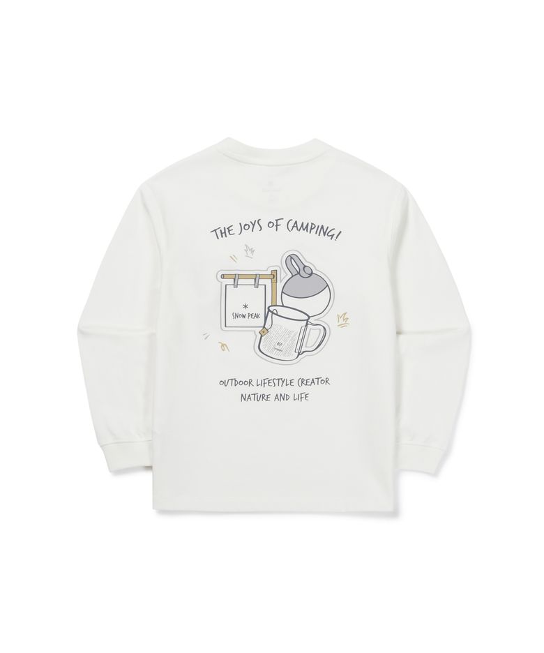 키즈 에어로웜 긴팔 티셔츠 (S26FKFTL80) Off White