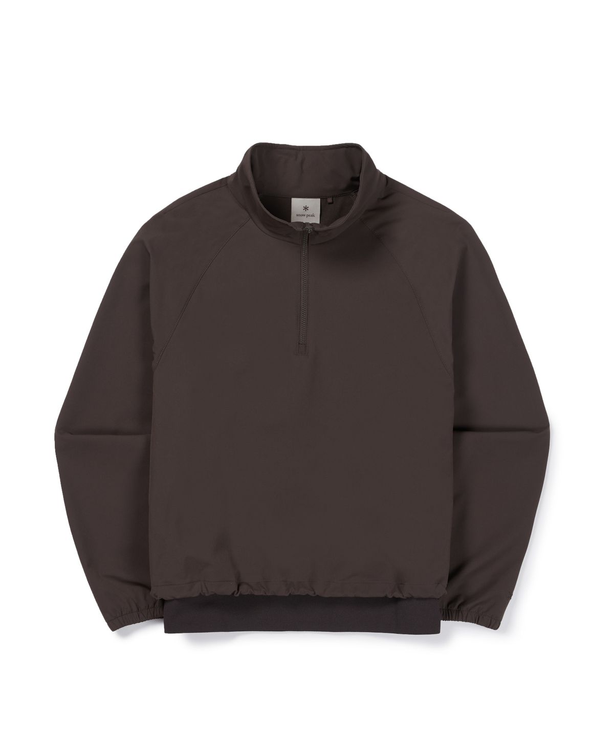 스노우피크 어패럴(SNOWPEAK APPAREL) 라고 여성 하이브리드 반집업 맨투맨 (S26FWTZT33) Choco Brown