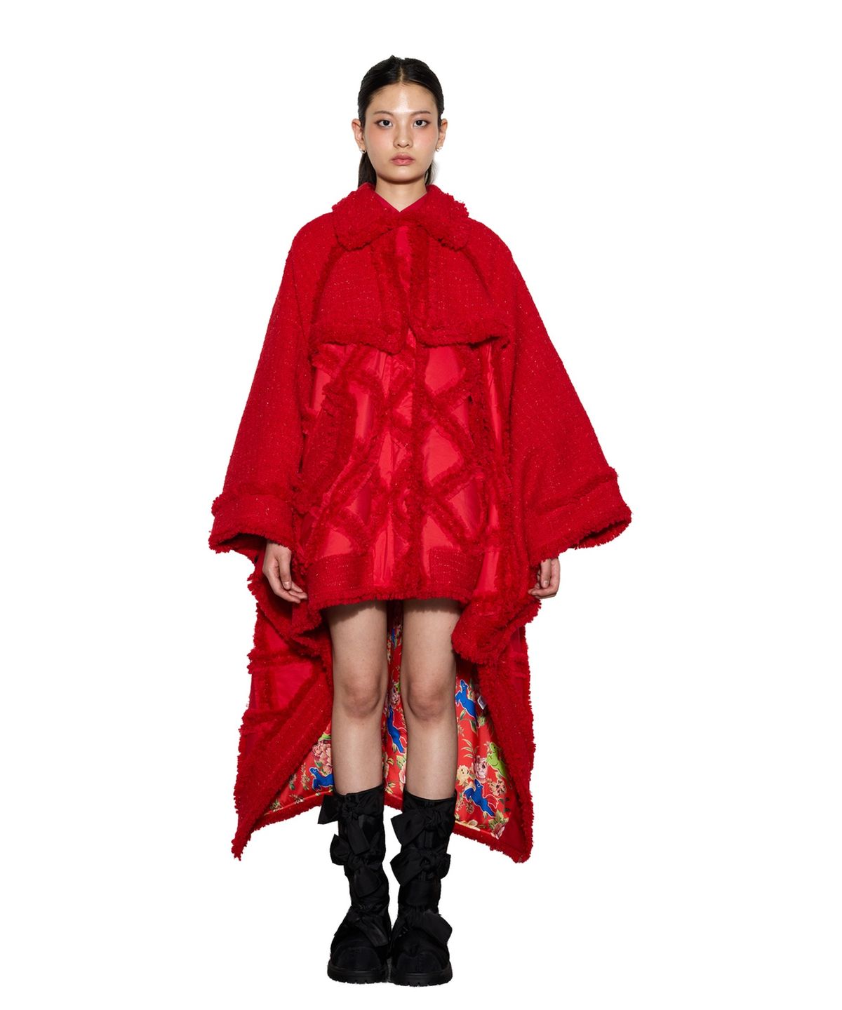 그리디어스(GREEDILOUS) Cape-Style Poncho Coat