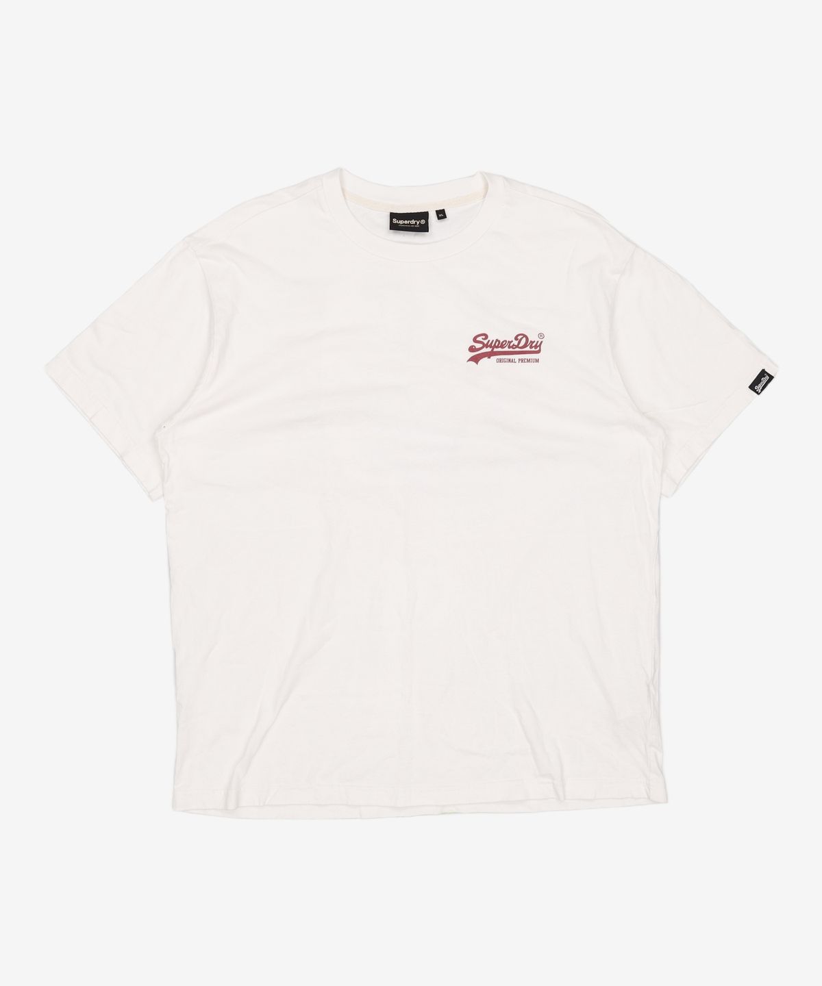 슈퍼드라이(SUPERDRY) 스네이크 로고 티셔츠 화이트 XL
