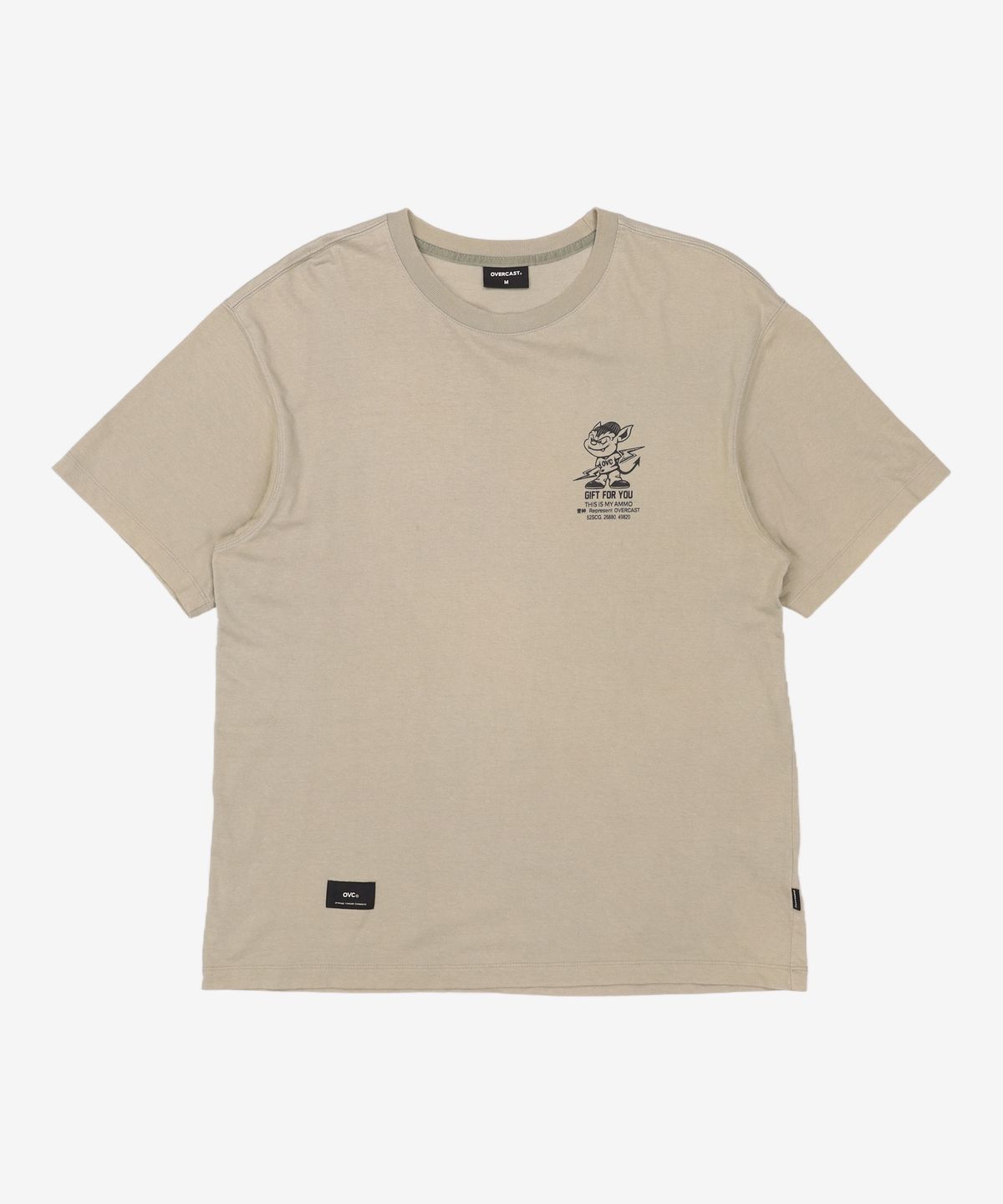 오버캐스트(OVERCAST) Whistling KABI T-Shirt (Olive) M