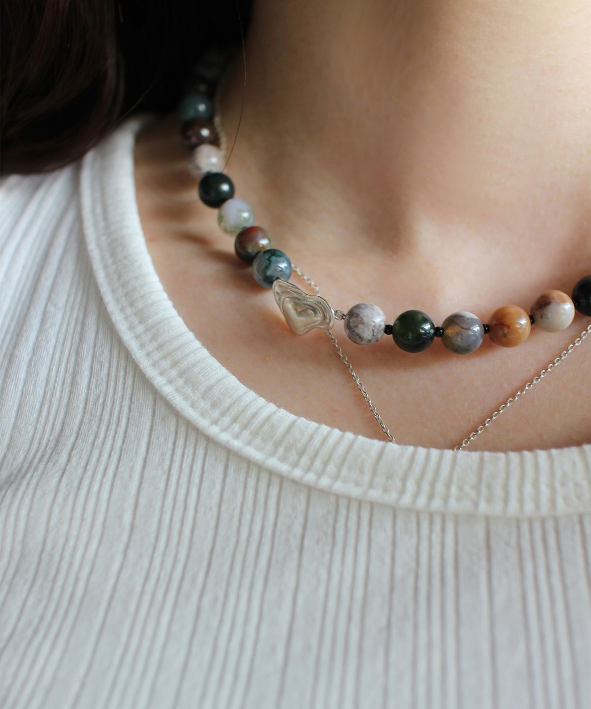 너울(NEOUL) Mano Necklace