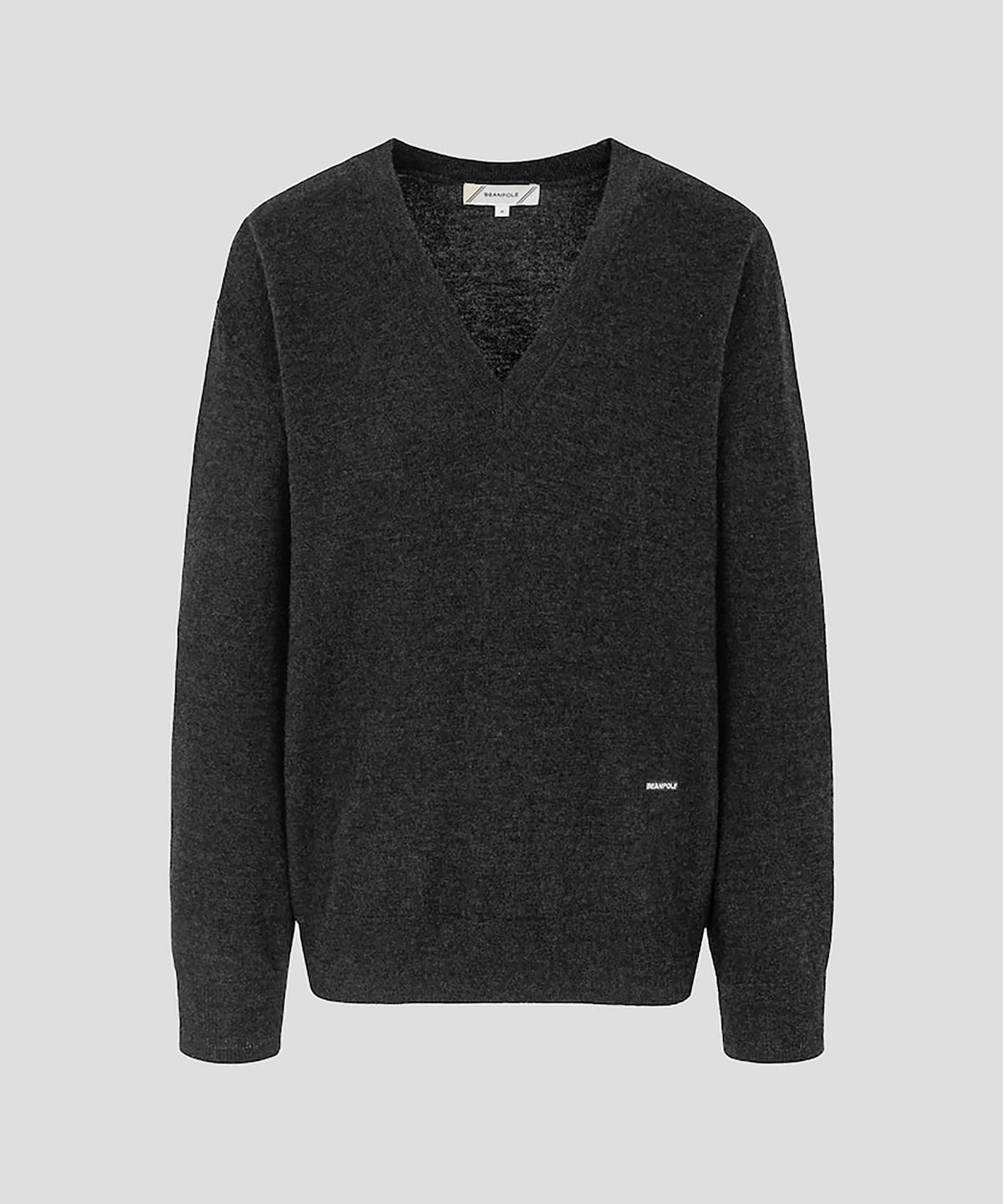 빈폴 레이디스(BEANPOLE LADIES) 오버사이즈 브이넥 니트  애쉬 (BF6951C174)