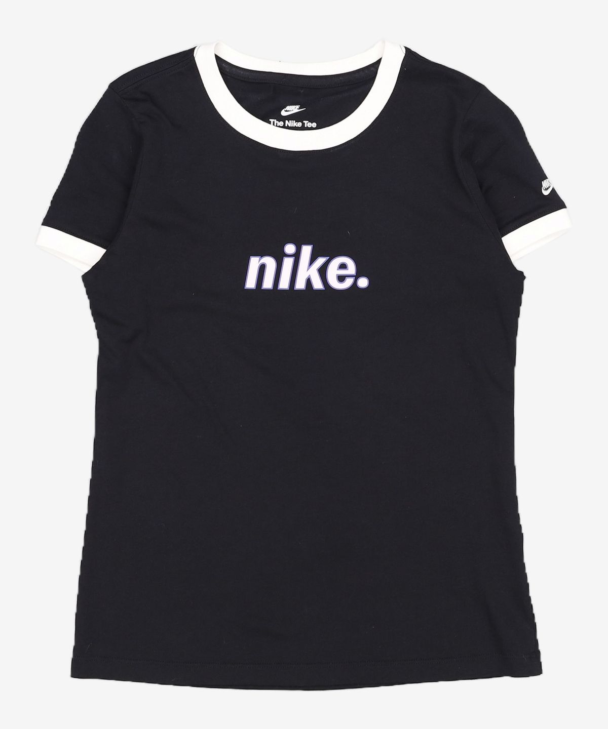 나이키(NIKE) 스포츠웨어 링거 티셔츠 W - 블랙:화이트 / HJ6872-010 S