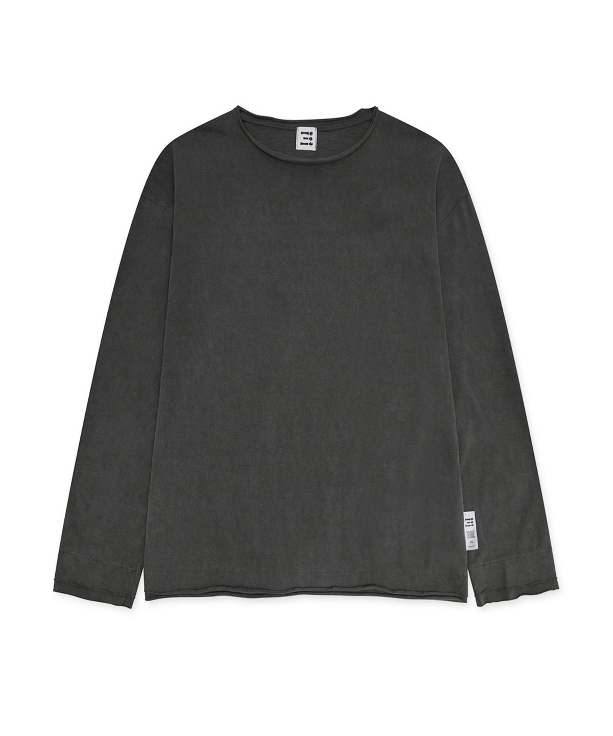 쓰리아이(3IE) IMPERFECT LAYERED LONG SLEEVE_BLACK