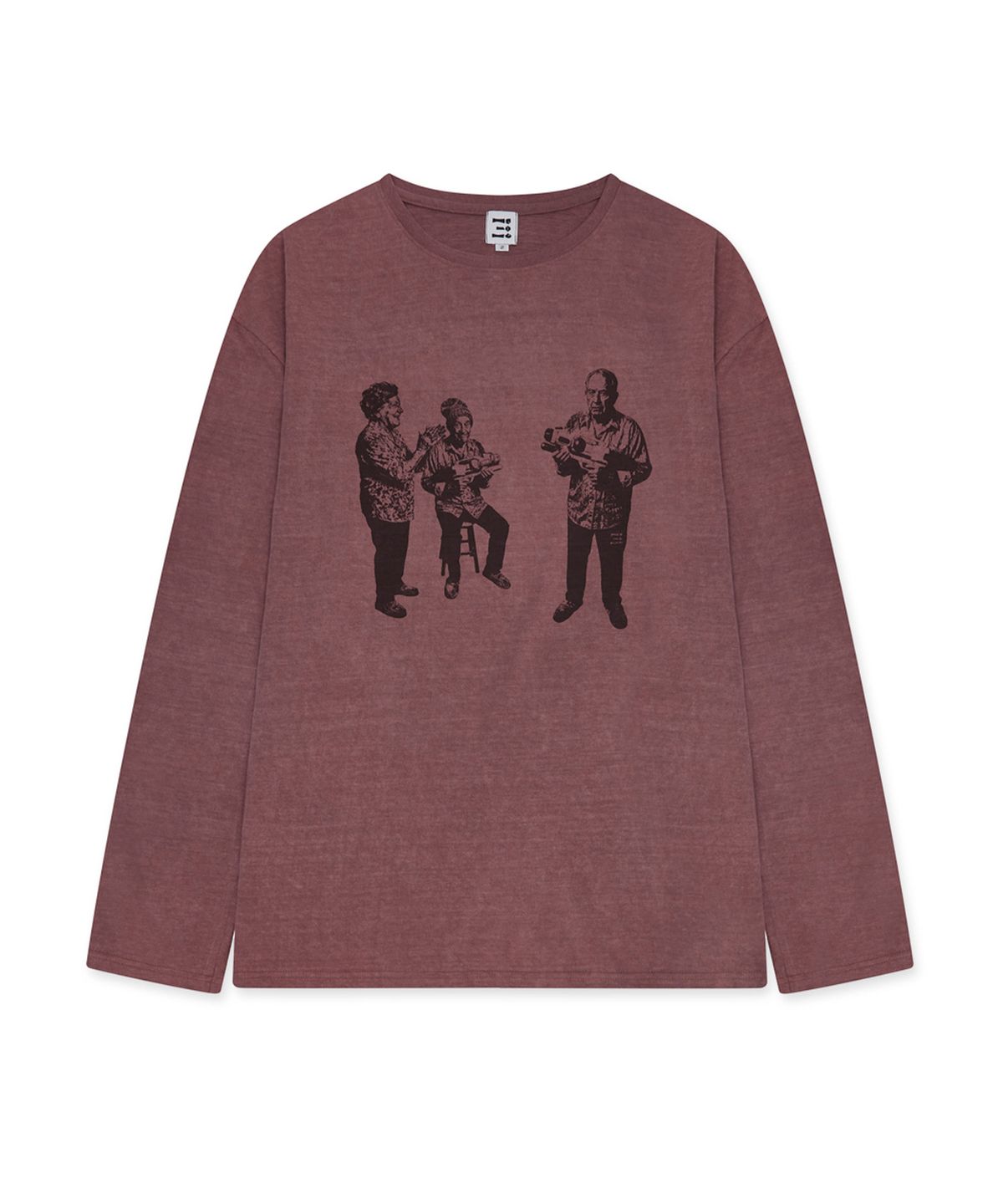 쓰리아이(3IE) OLD FRIENDS LONG SLEEVE_RED