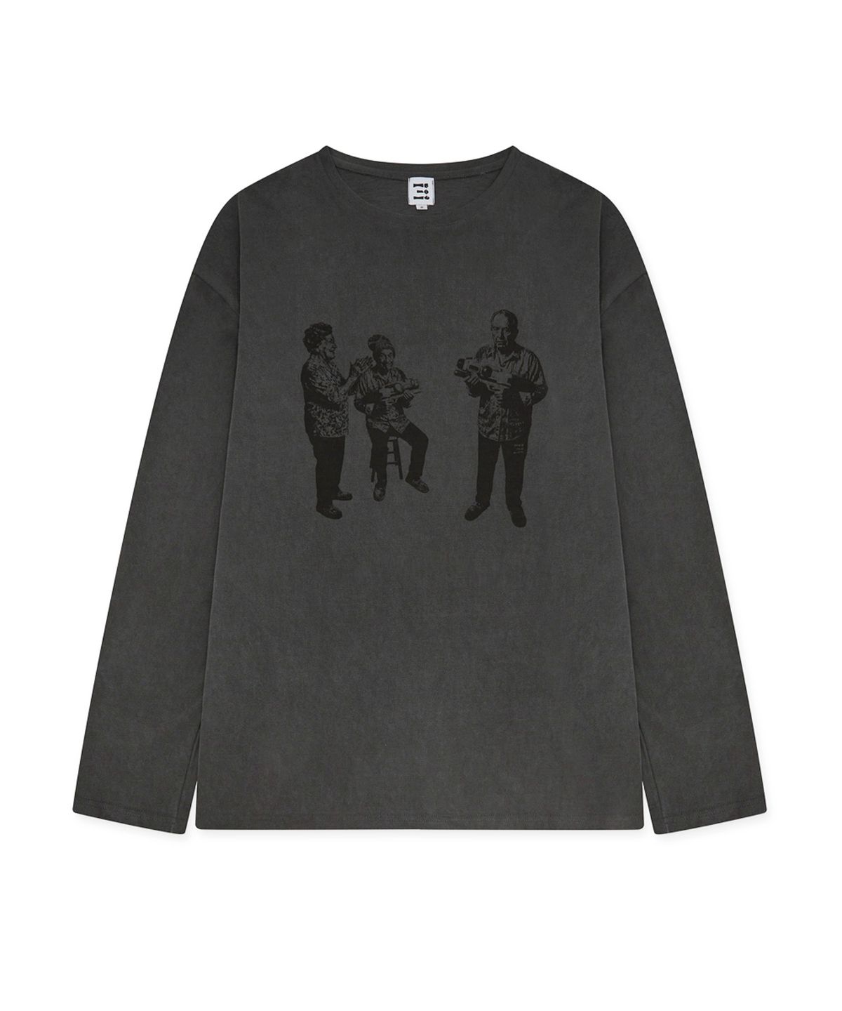 쓰리아이(3IE) OLD FRIENDS LONG SLEEVE_BLACK
