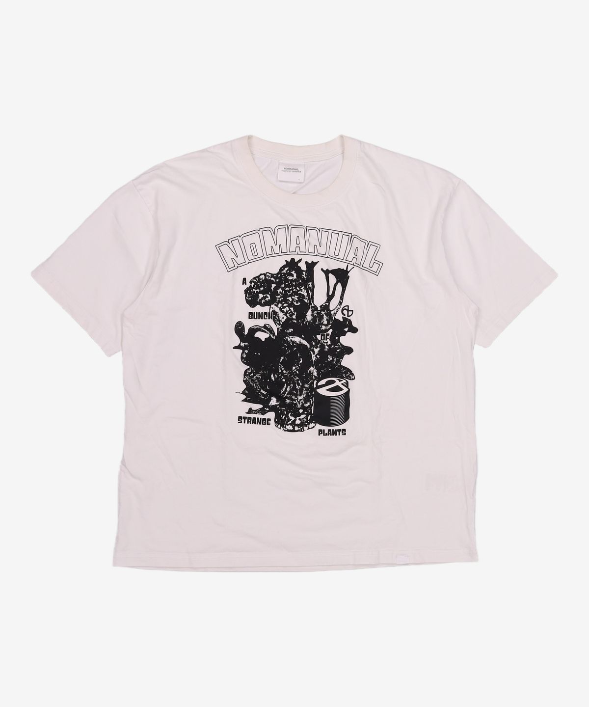 노매뉴얼(NOMANUAL) S.P T-SHIRT - BLACK 105