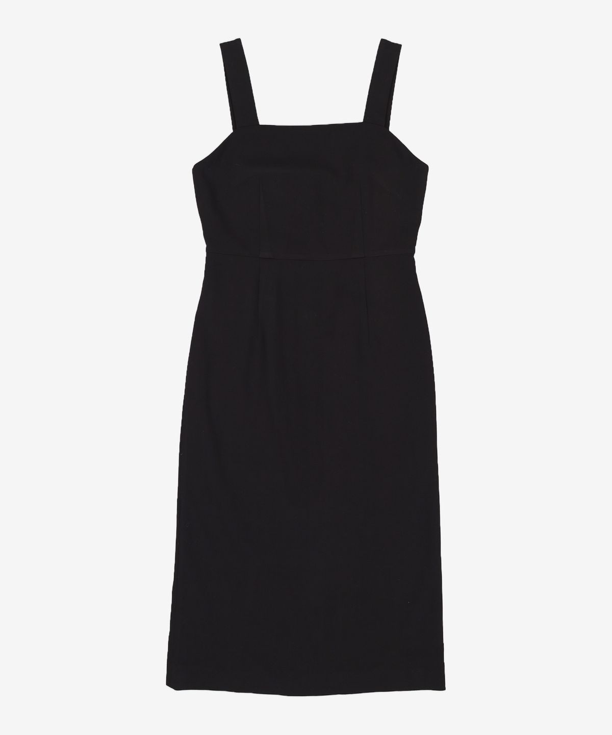 미쏘(MIXXO) 스퀘어넥 레이어드 롱 원피스 MIWOWB911B S