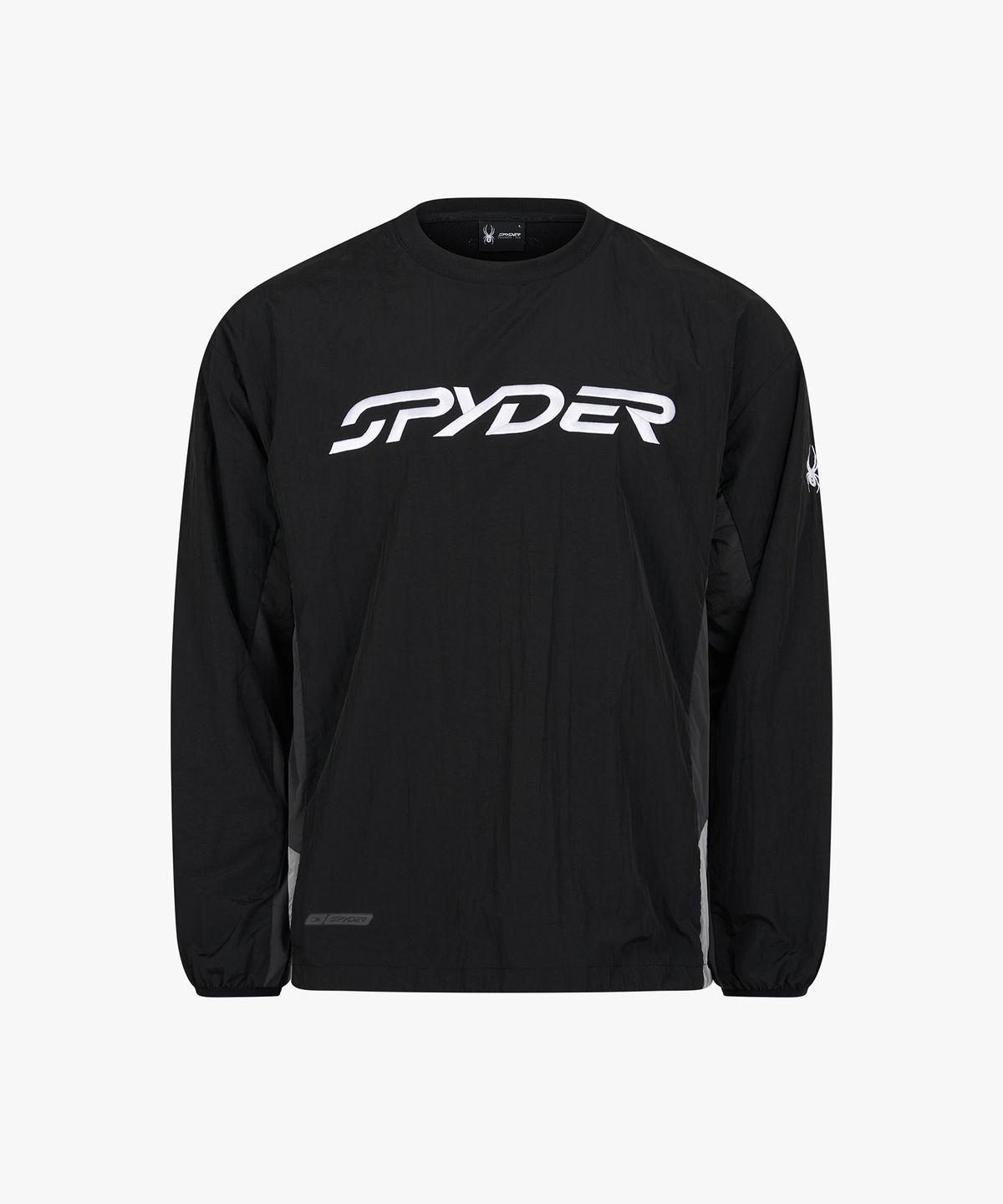 스파이더(SPYDER) 남성 블럭 배색 웜업 맨투맨 티셔츠 SPLFCNRL302MBLK
