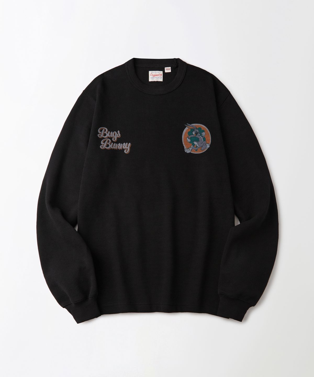 아웃스탠딩(OUTSTANDING) [LOONEY TUNES] LONG SLEEVE(LUCKY RABBITS FOOT)_BLACK
