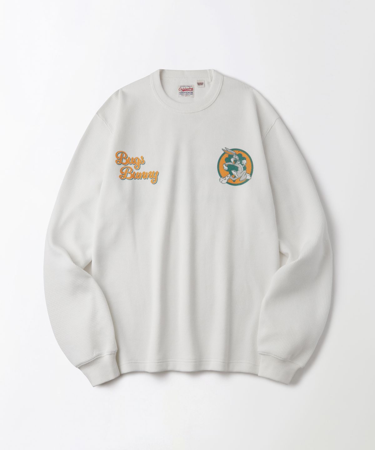 아웃스탠딩(OUTSTANDING) [LOONEY TUNES] LONG SLEEVE(LUCKY RABBITS FOOT)_OFF WHITE
