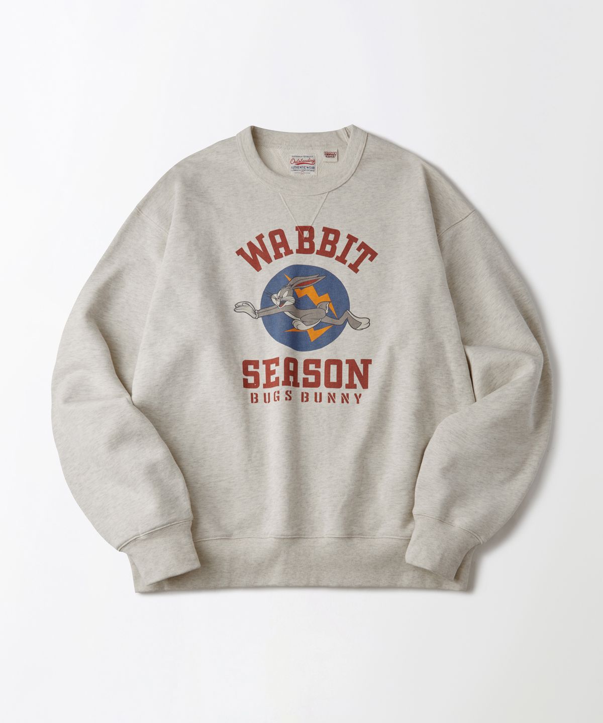 아웃스탠딩(OUTSTANDING) [LOONEY TUNES] SWEAT(WABBIT SEASON)_1%OATMEAL