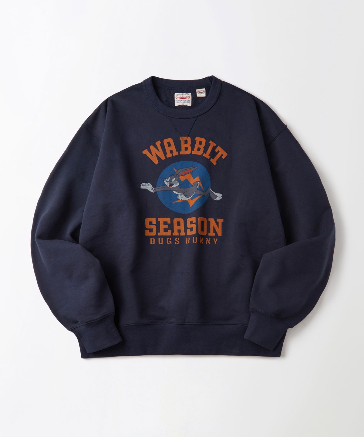 아웃스탠딩(OUTSTANDING) [LOONEY TUNES] SWEAT(WABBIT SEASON)_NAVY