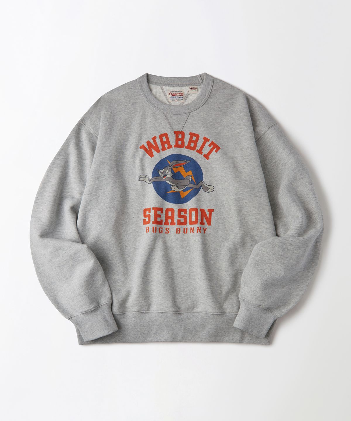 아웃스탠딩(OUTSTANDING) [LOONEY TUNES] SWEAT(WABBIT SEASON)_3%MELANGE GRAY