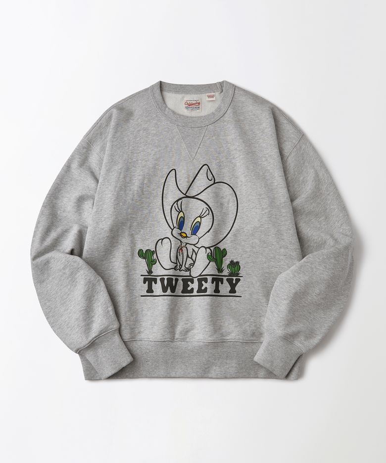[LOONEY TUNES] SWEAT(TWEETY)_3%MELANGE GRAY
