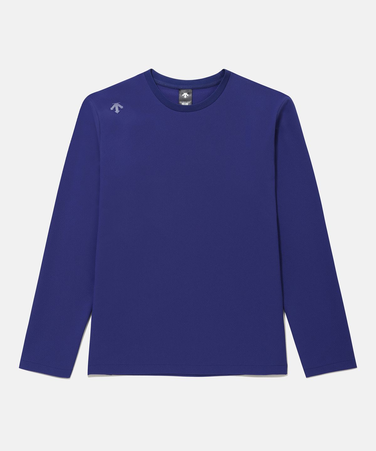 데상트(DESCENTE) 남성 스톰 플리스 백그래픽 맨투맨 블루 SR321DWH92