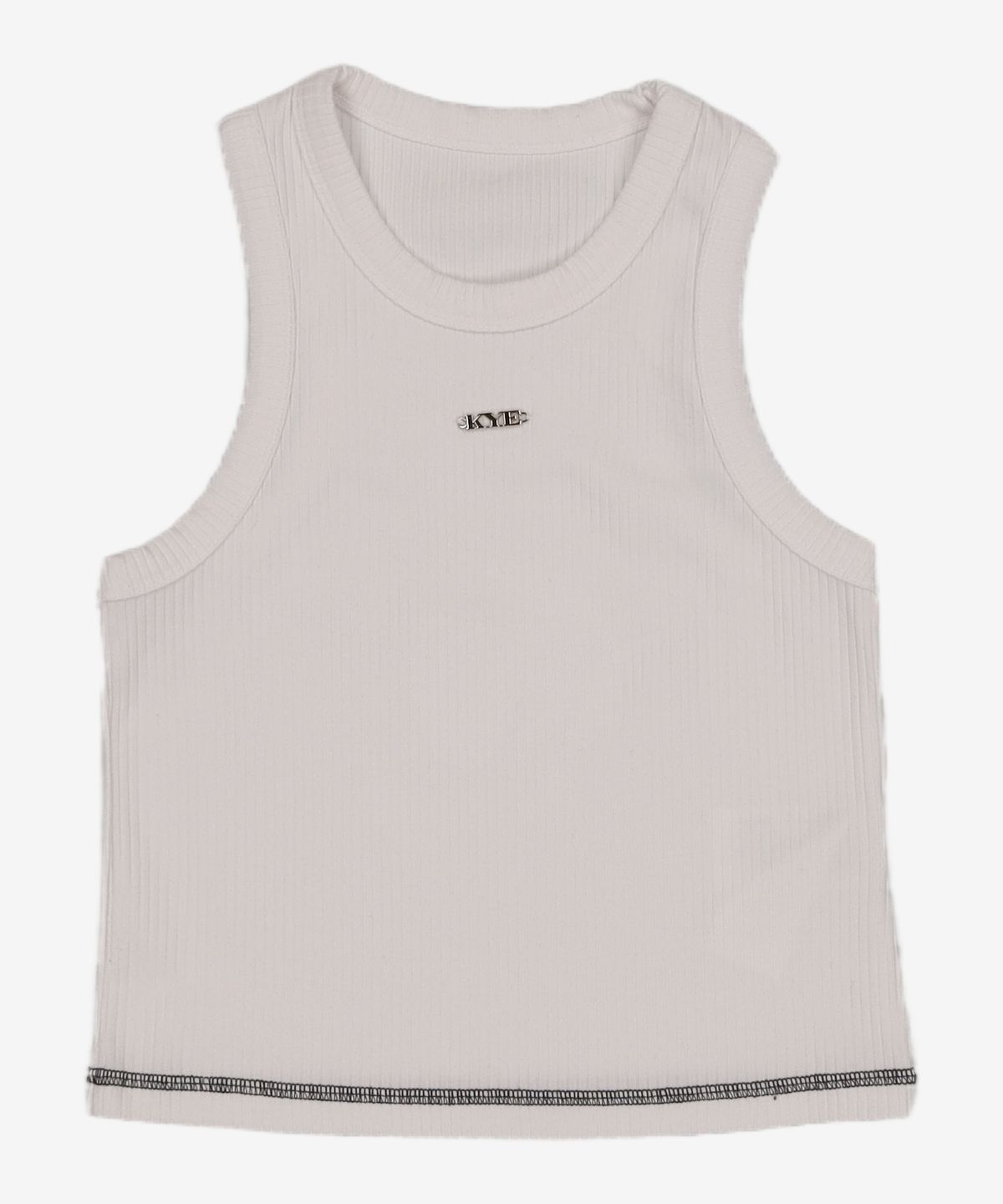 카이(KYE) RIB SLEEVELESS TOP_WHITE (KYOR2RSR03W) FREE