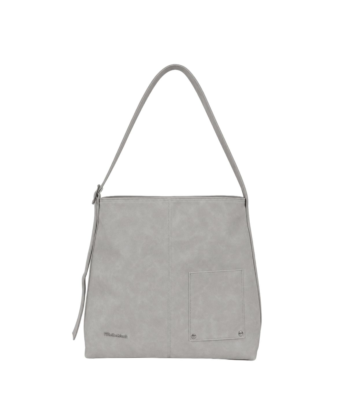 필인더블랭크(FILLINTHEBLANK) Suede Basket Bag(Dusty grey)
