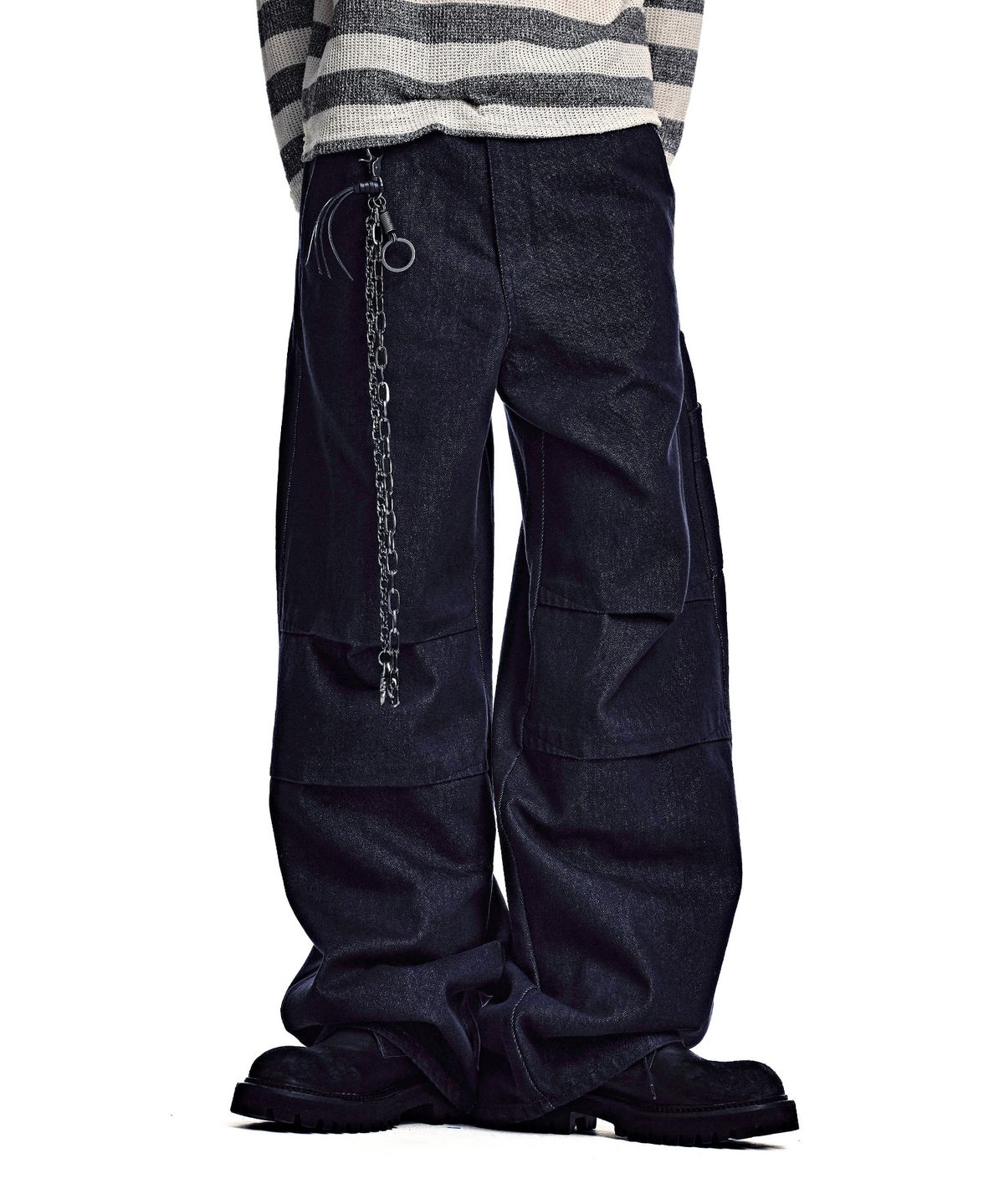 세컨모놀로그(SECONDMONO) Cotton Bolt Work Pants [INDIGO]_SEPT081INDIGO