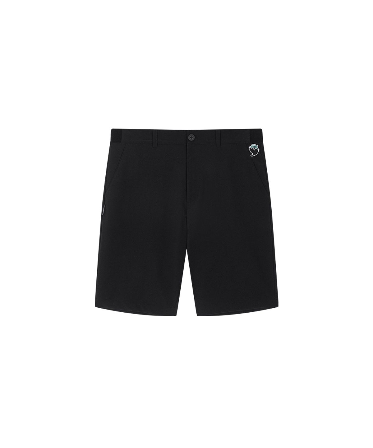 어퍼스트롭 골프(UPPERSTROP GOLF) [UMPF1017-01] 콤마 패치 쿨링 5부 팬츠 블랙
