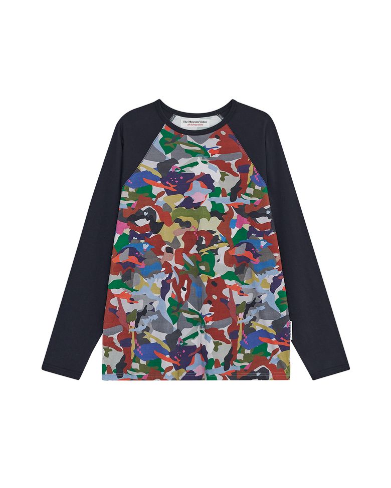CAMO RAGLAN LONG SLEEVE (MULTI)