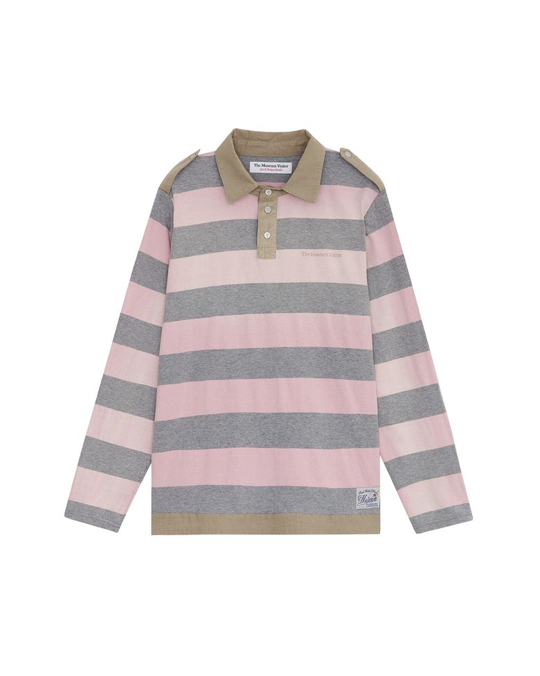 EPAULETTE PATCH PK LONG SLEEVE (PINK)