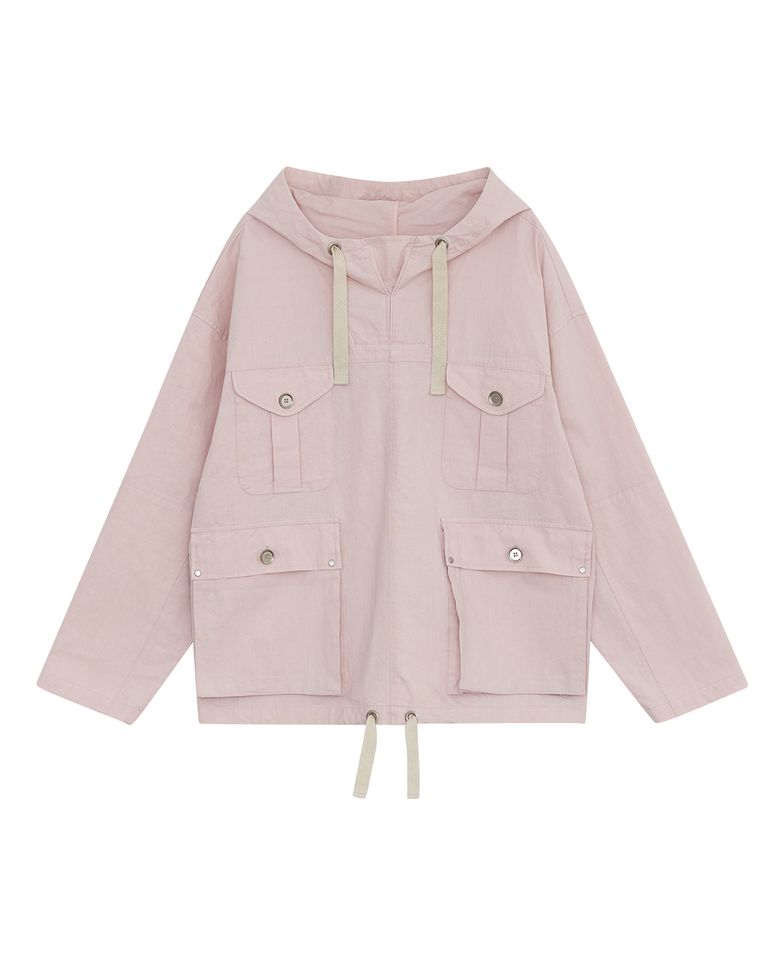 UTILITY POCKET ANORAK JACKET (INDI PINK)