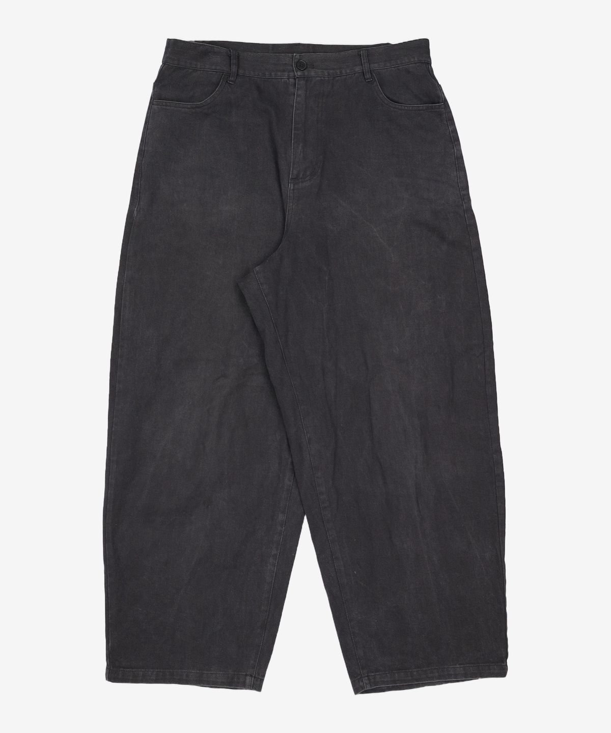 노매뉴얼(NOMANUAL) SYMBOL WIDE PANTS - BLACK L