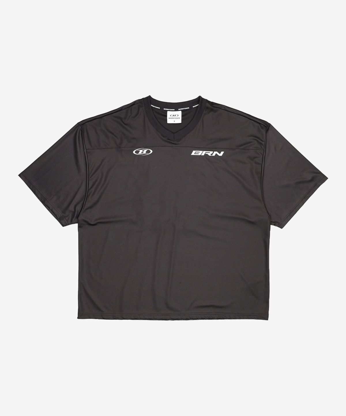 본투윈(BORN TO WIN) NUMBER 00 RUGBY JERSEY T-SHIRTS [BLACK] 2