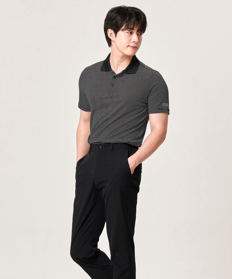 남성 아이스넥 피케 폴로 반팔 카라 티셔츠